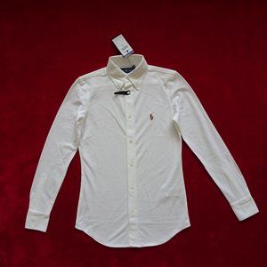 Ralph Lauren Knit Oxford Shirt Size XS